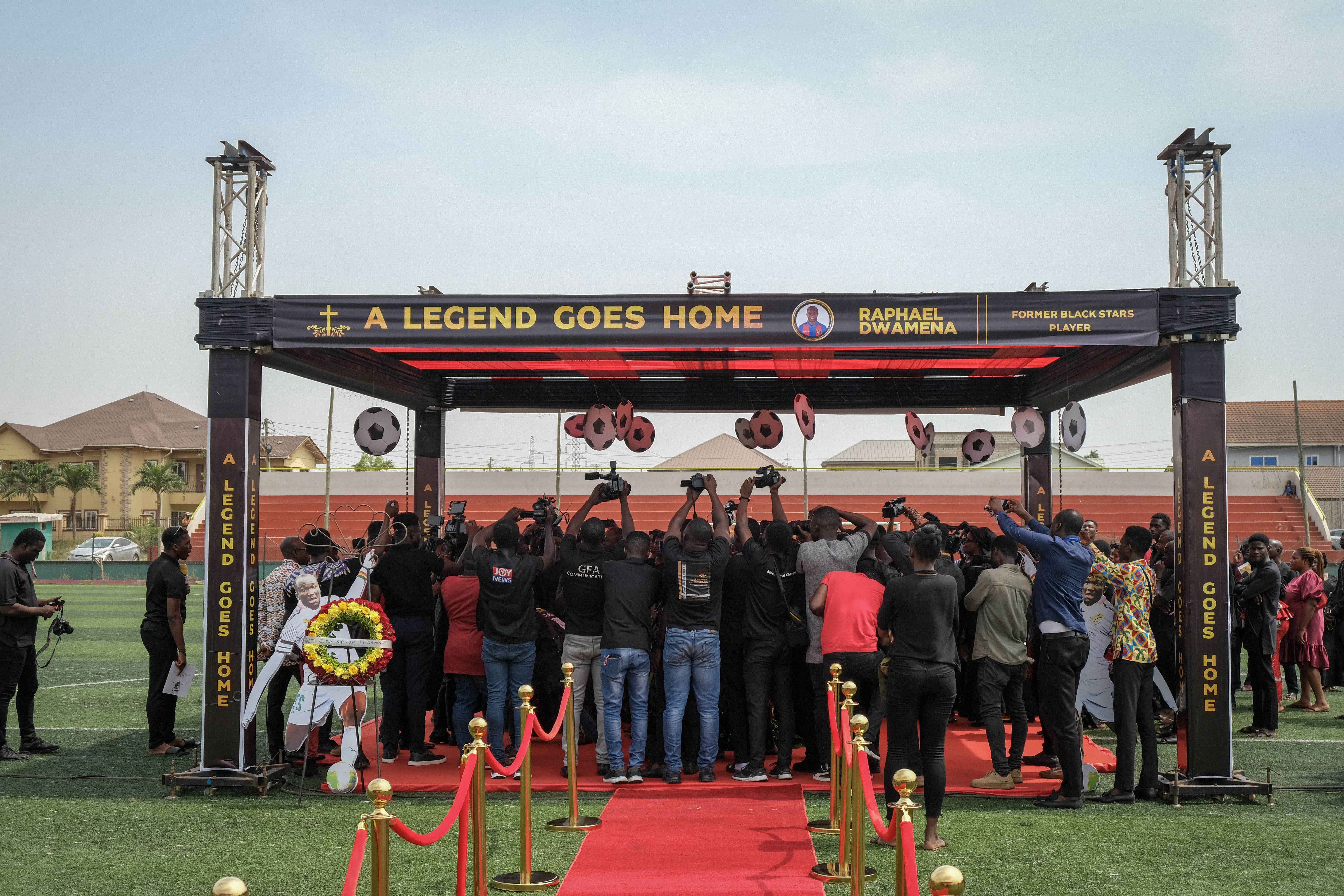 Raphael Dwamena laid to rest – See photos from Ghana striker\'s funeral