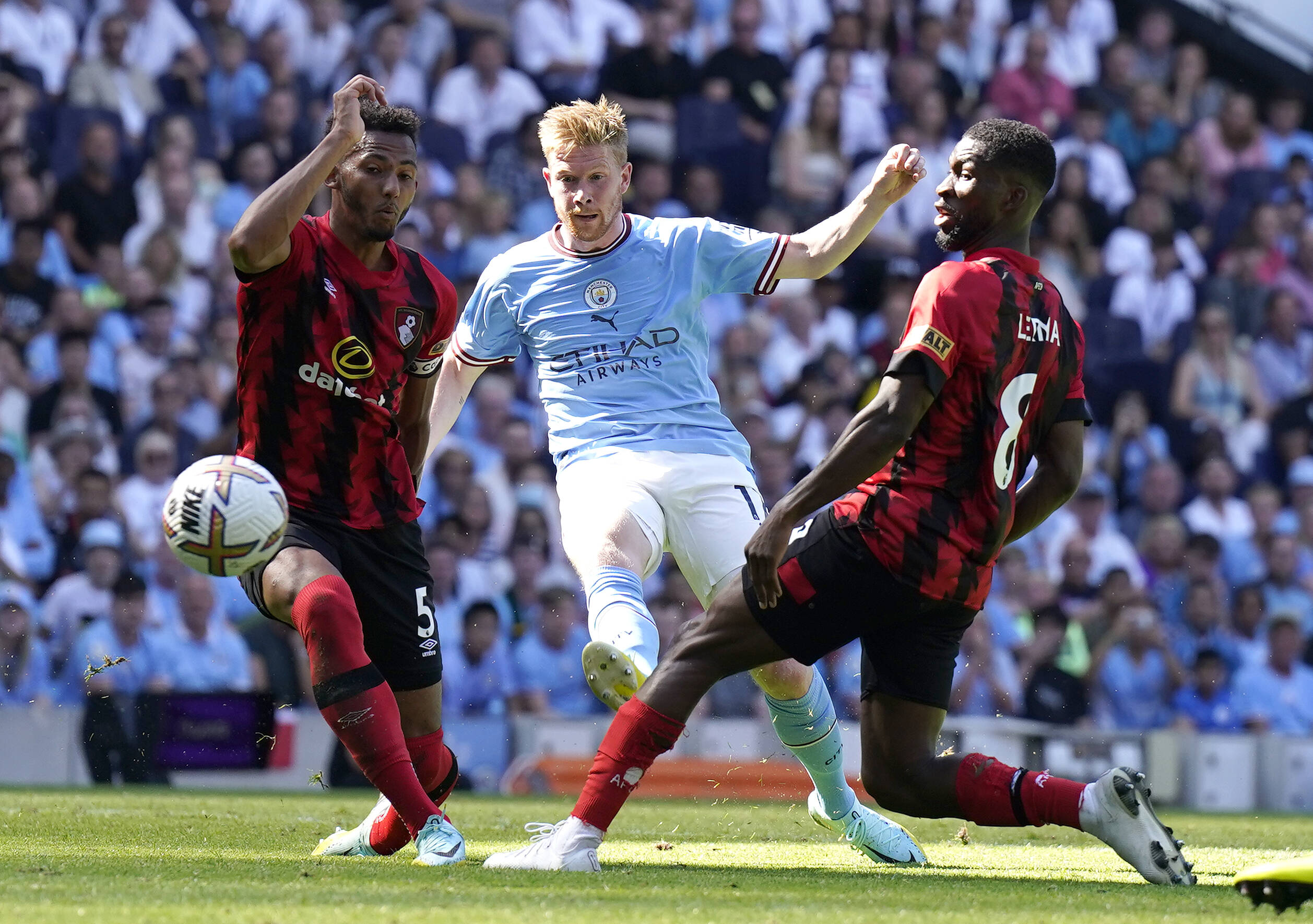 DeBruyne, Gundogan and Guardiola comment on Haaland\'s goalless display against Bournemouth