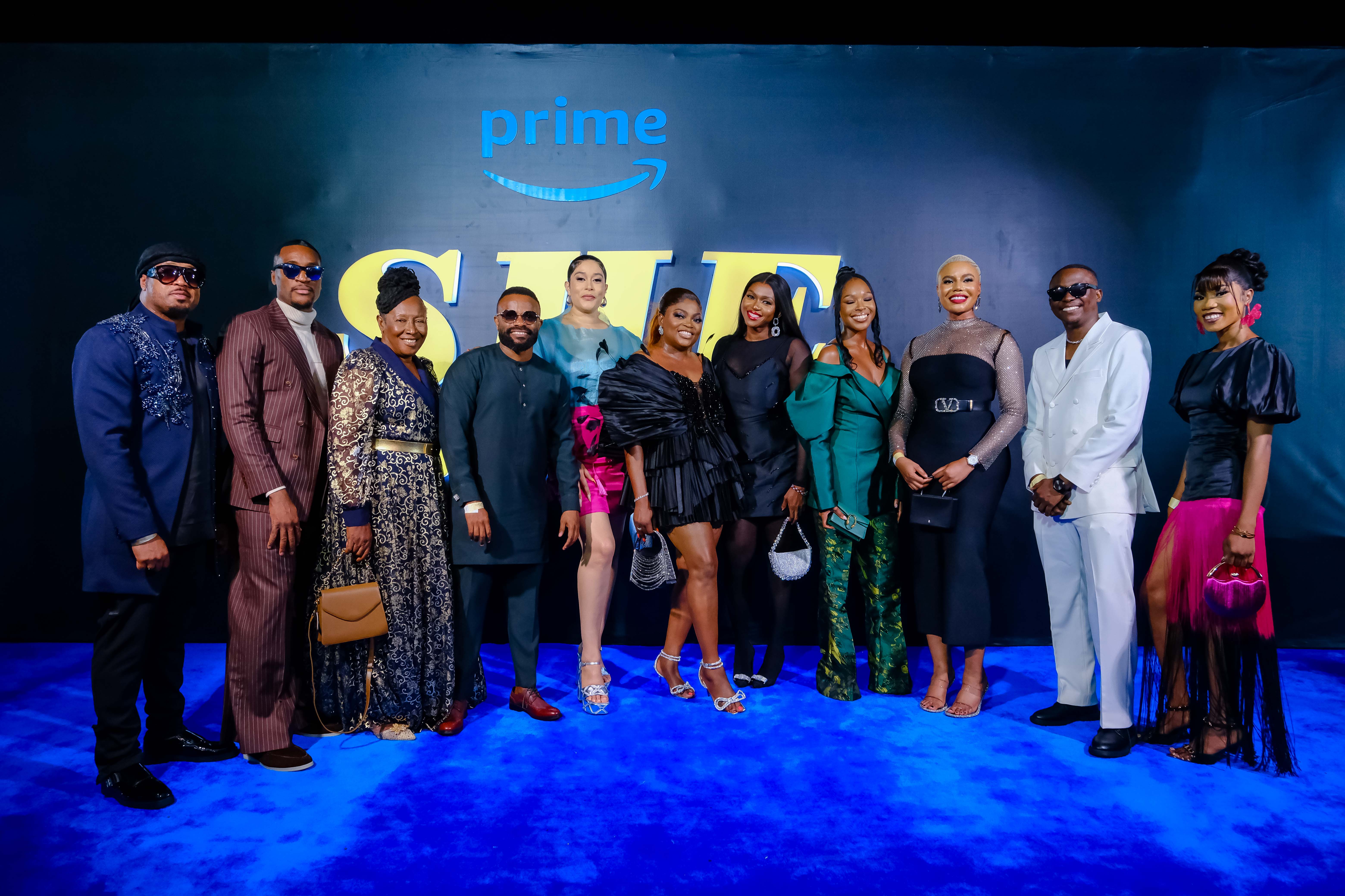 L-R - Mike Ezuronye, Akah Nnani, Patience Ozokwo, Okon, Adunni Ade, Funke Akindele, Waje, Veeiye, Nancy Isime, Tobi Williams, Lizzy jay