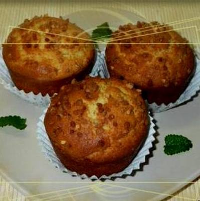 Fehércsokoládés muffin
