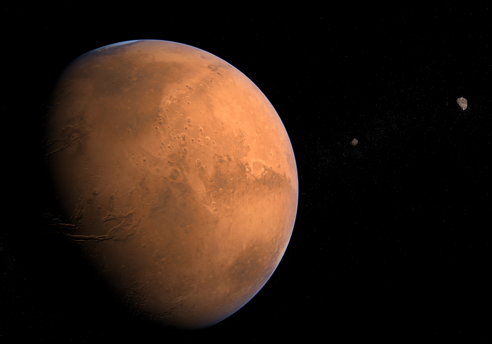 Орбита планеты марс. Марс Фобос Деймос Планета. Марс Планета спутники. На Марсе. Марс красная Планета.