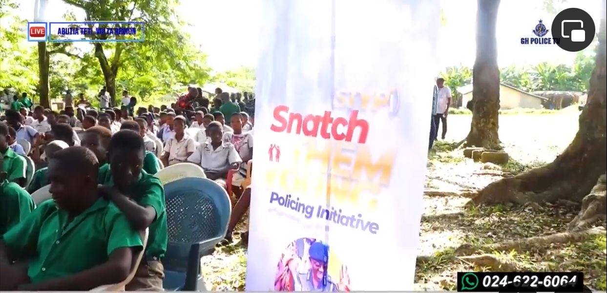Dampare takes Snatch Them Young Policing Initiative to Volta region