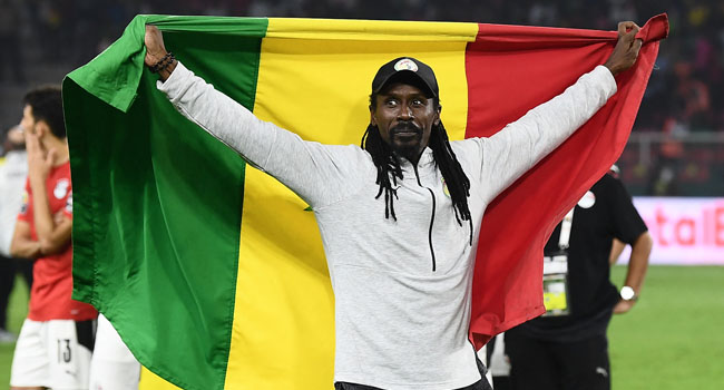 Aliou Cisse led Senegal to the AFCON title in February 2022