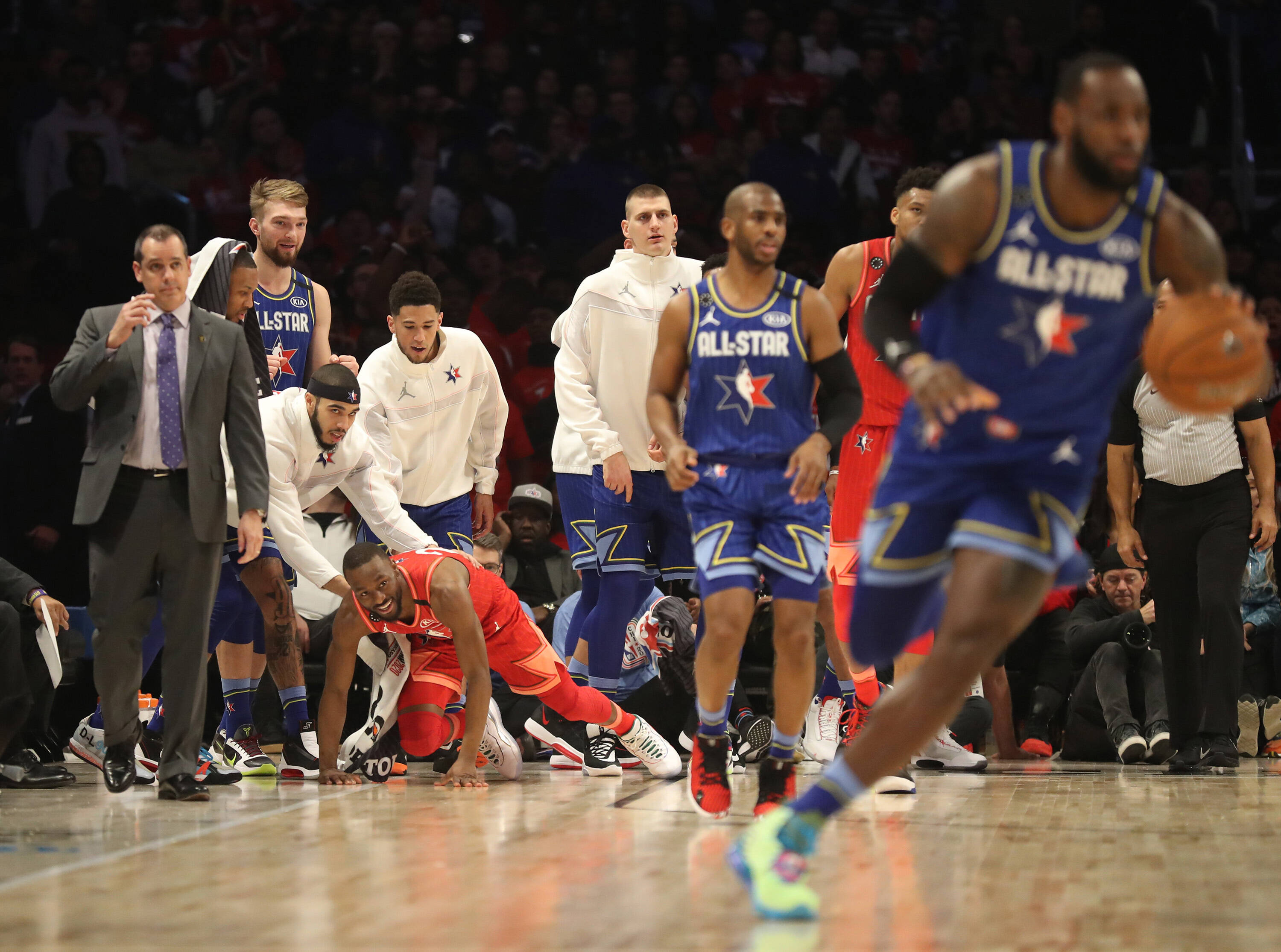 Action from the 2020 NBA All-Star game