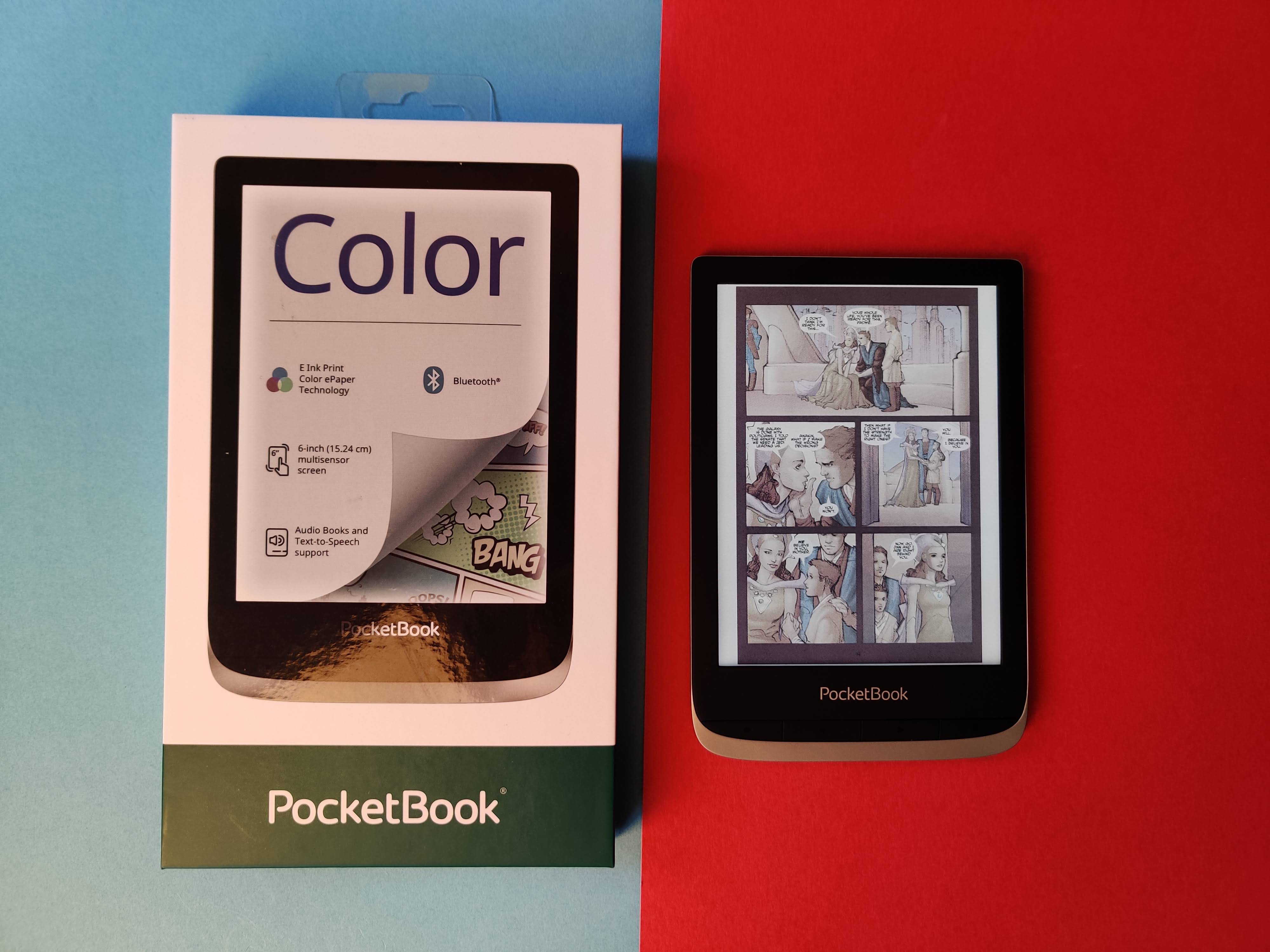 Coloured Ereader Test Pocketbook Color: Farbiger E-Reader für Comics und Co. | heise ...