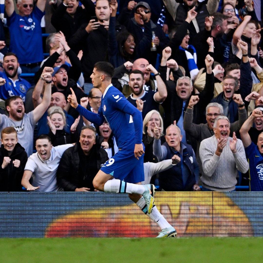 Kai Havertz scored for Chelsea in the first half against Wolves in the Premier League