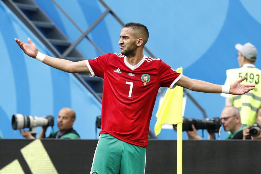 hakim ziyech morocco jersey