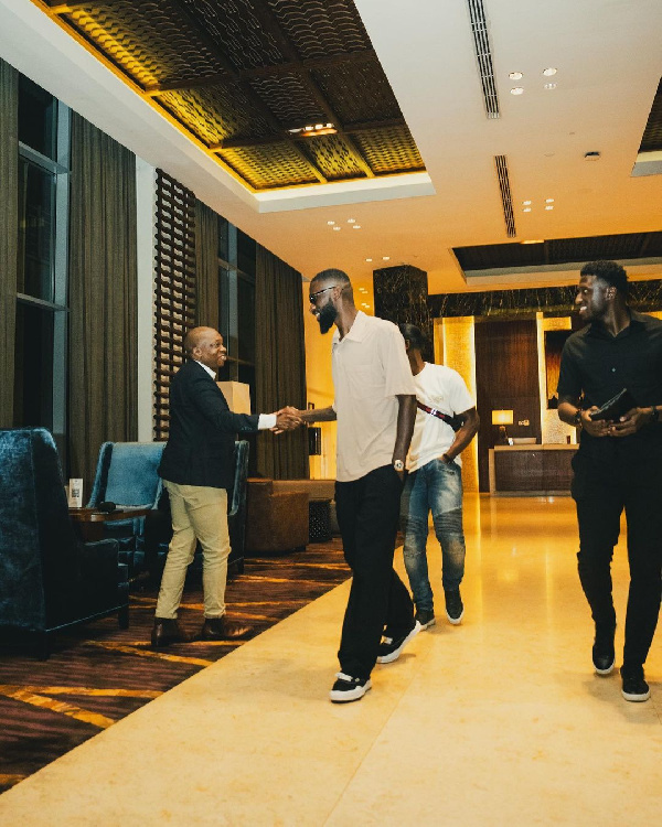 Real Madrid star Antonio Rudiger spotted in Accra for holidays