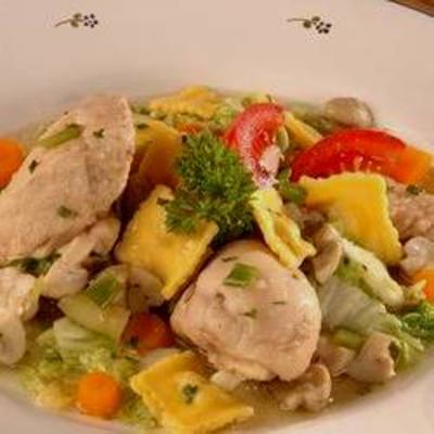 Raviolis csirke