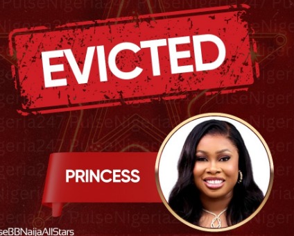 Princess was the first housemate to be evicted on the BBNaija All Stars season [Instagram/pulsenaigerai247]