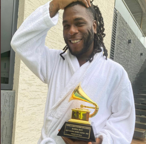 Burna Boy wins the Grammy Award