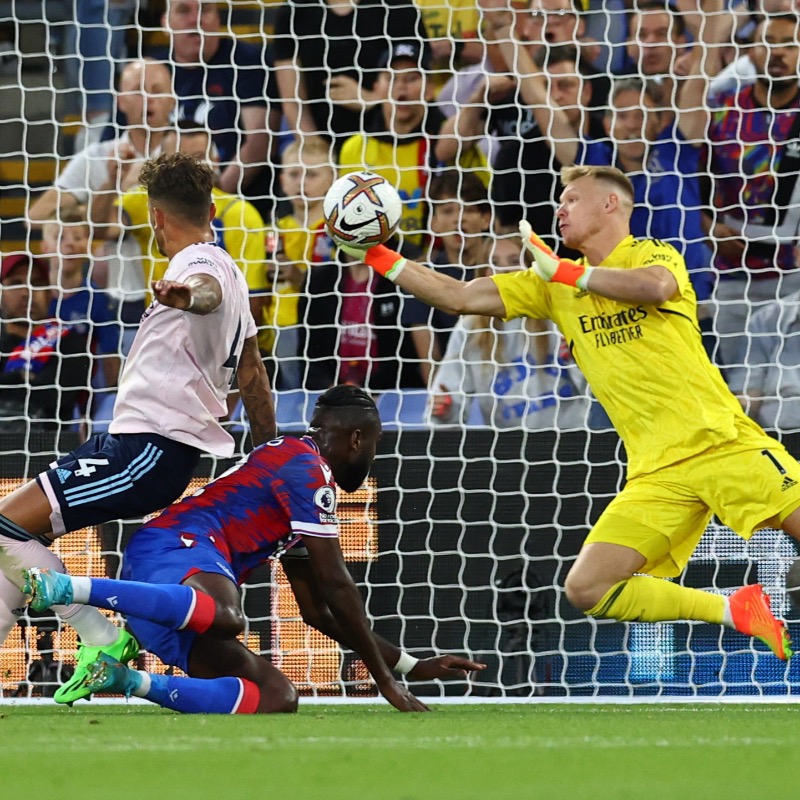 Arsenal defeat Crystal Palace to seal first 2022/23 Premier League, Martinelli score first goal