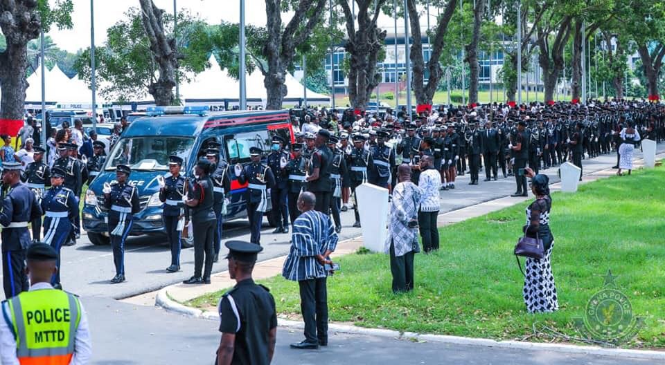 Former IGP, Odartey Lamptey laid to rest