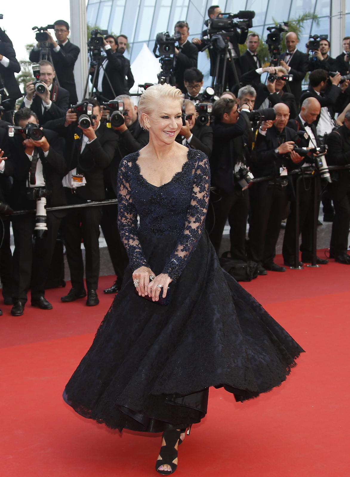 Helen Mirren w Cannes, czyli upadek królowej