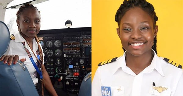 EMY Africa Awards: Ghana\'s female pilot Audrey Maame Esi wins Young Achiever of the year