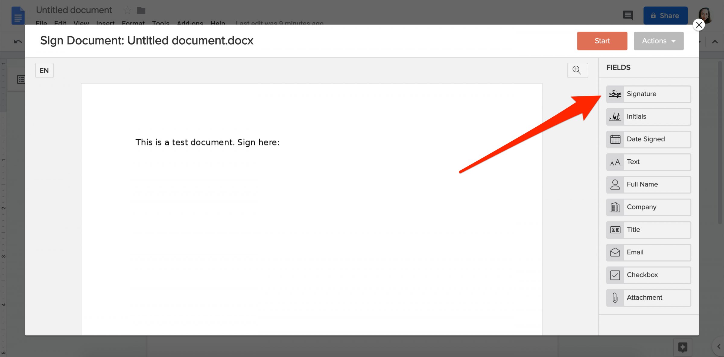 adding a signature to gogle docs adding a signature to gogle docs