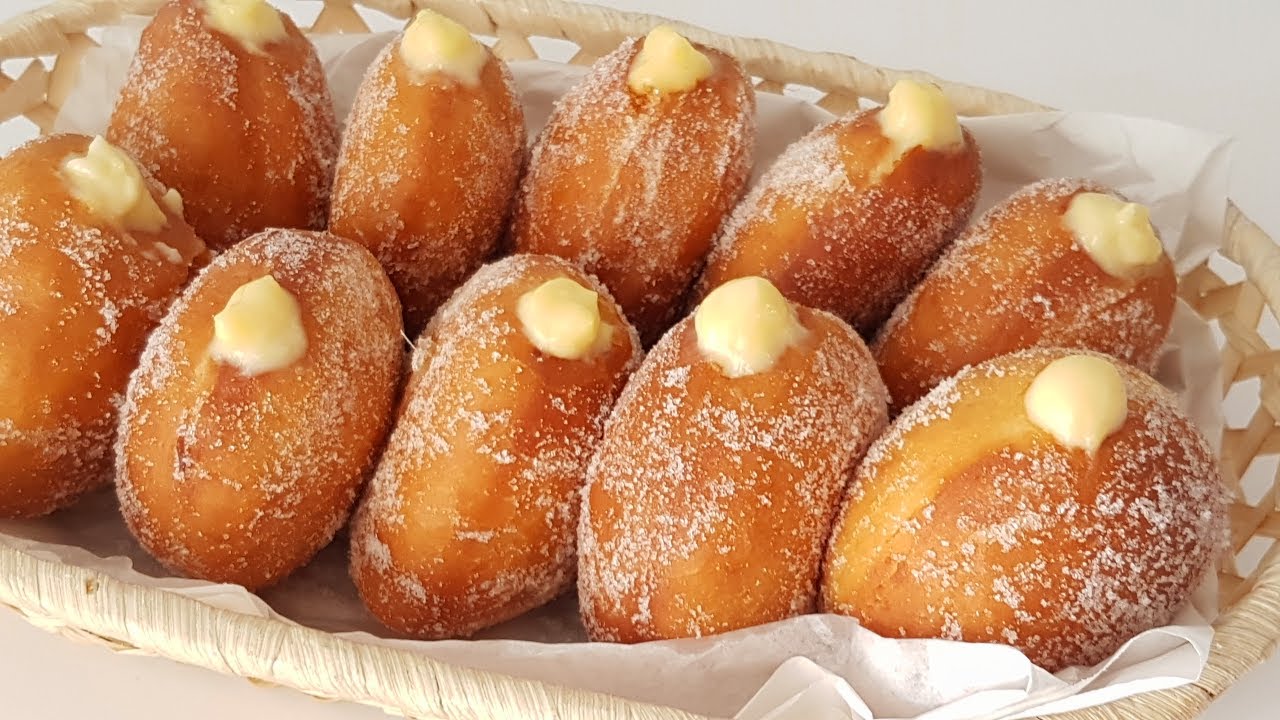 How to make custard doughnuts