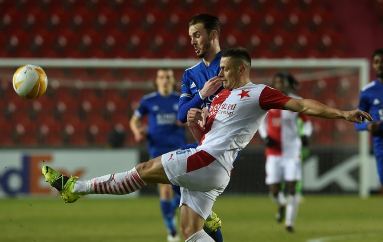 Slavia Prague hold Leicester to goalless draw in first leg of