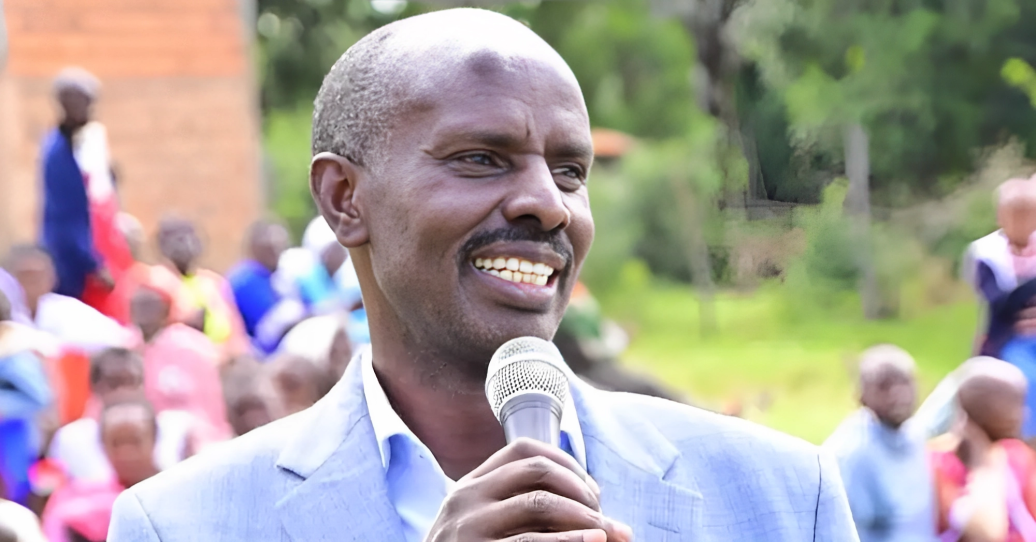 Wilson Sossion before he went for forehead reconstruction surgery