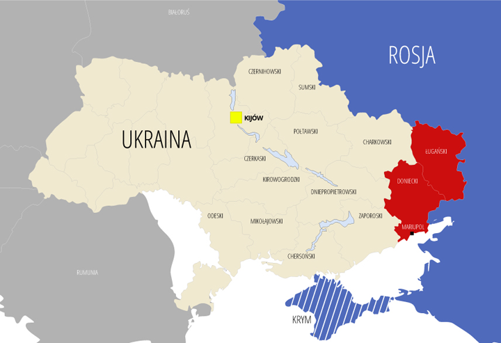 mapa ukrainy bez krymu Rosjanie z Krymu rozczarowani Rosją. Sytuacja na Krymie   newsweek 