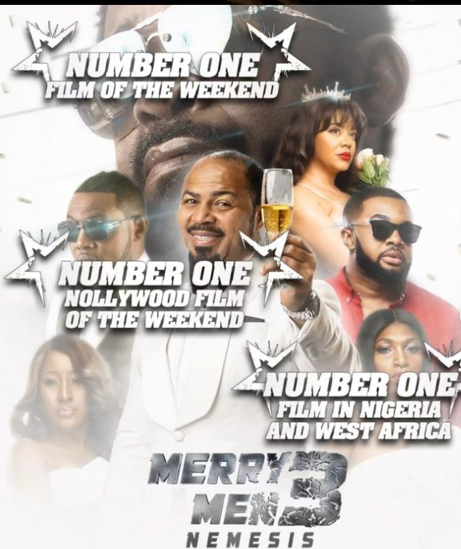 'Merry Men 3' is this week's most-watched Nollywood movie with ₦33.4 million