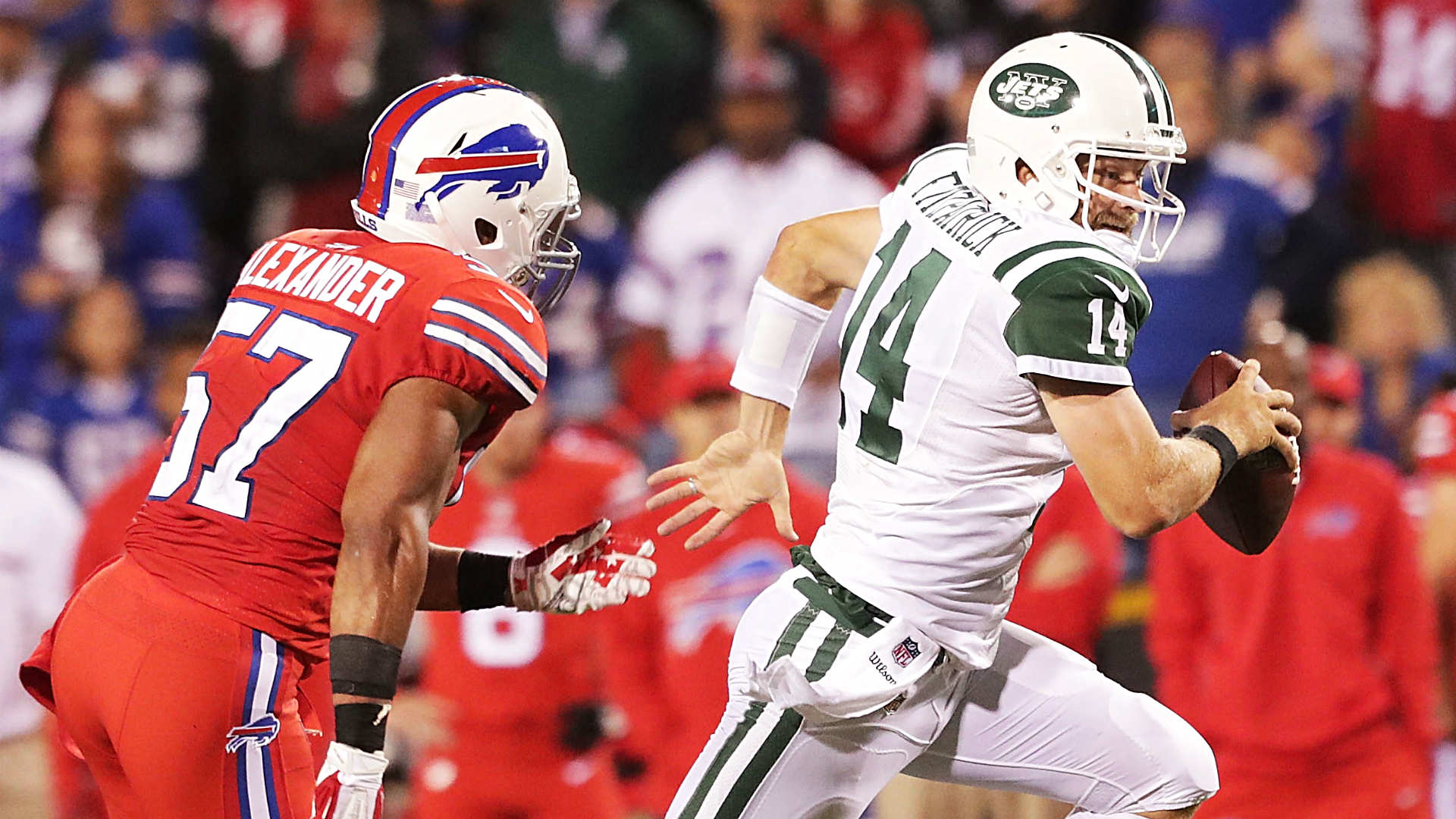 Forte scores three TDs in leading Jets to 37-31 win over Bills