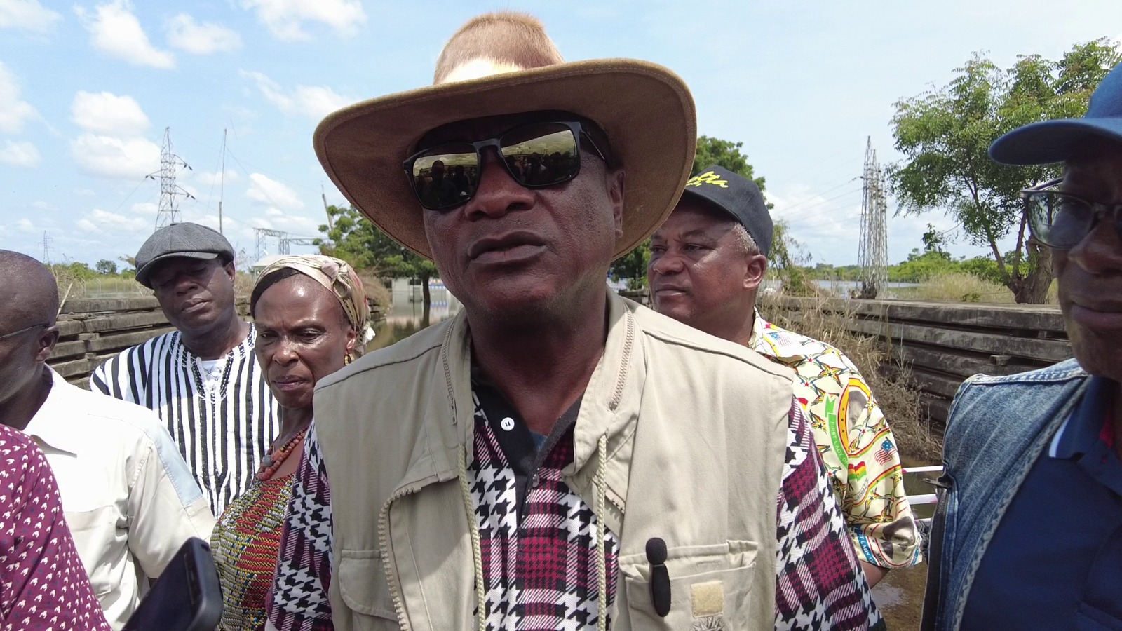 Togbe Afede commiserates with Akosombo dam spillage-affected victims