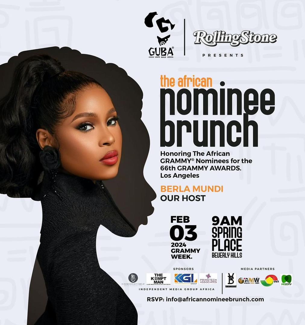 Berla Mundi set to Host the 66th Grammy\'s African Nominee Brunch in Los Angeles