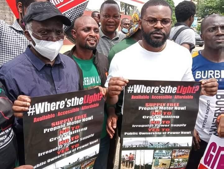 Human rights lawyer Femi Falana and son Falz [Instagram/Punch]