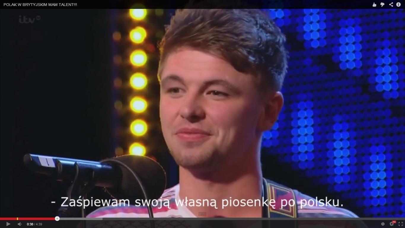 Polak W Brytyjskim Mam Talent