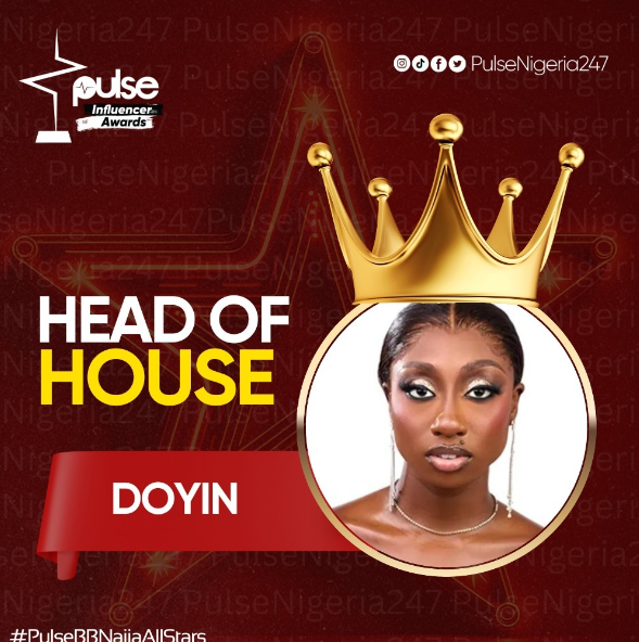 Doyin wins Head of House crown on 'BBNaija All Stars'