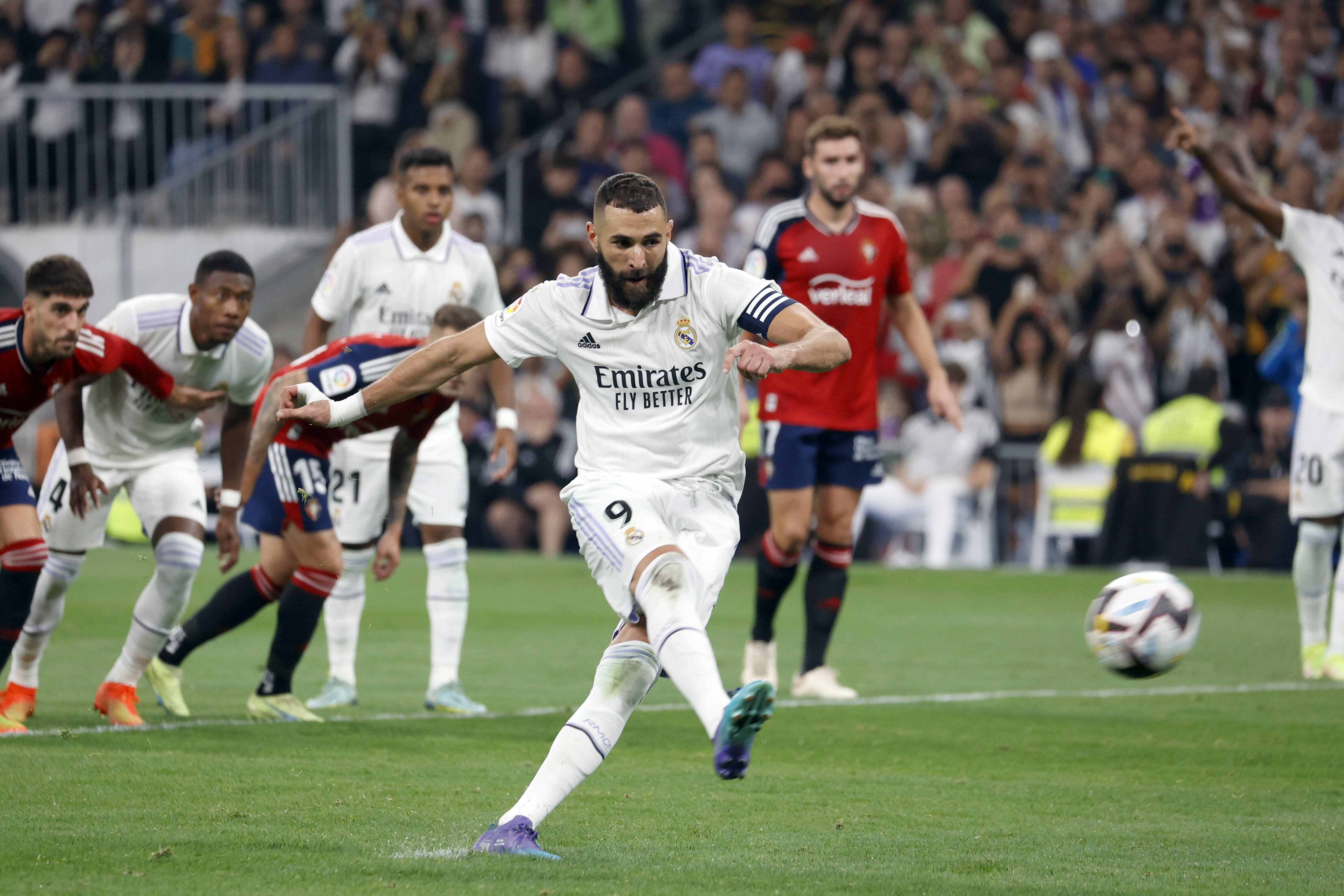 Benzema has now missed three straight penalties against Sergei Herrera.