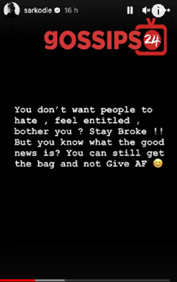 Sarkodie replies Samini over recent beef