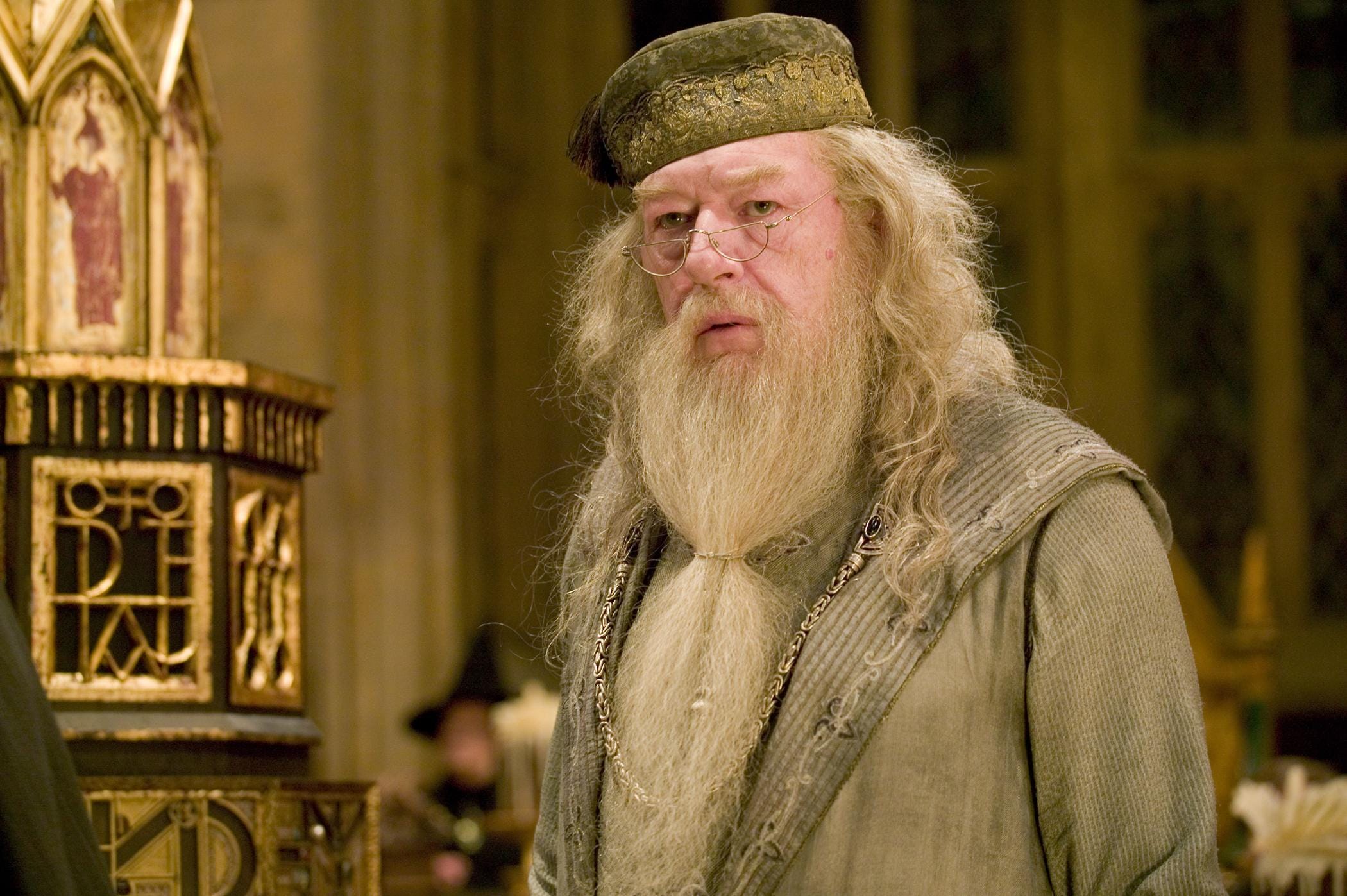 Michael Gambon as Professor Albus Dumbledore.Warner Bros.