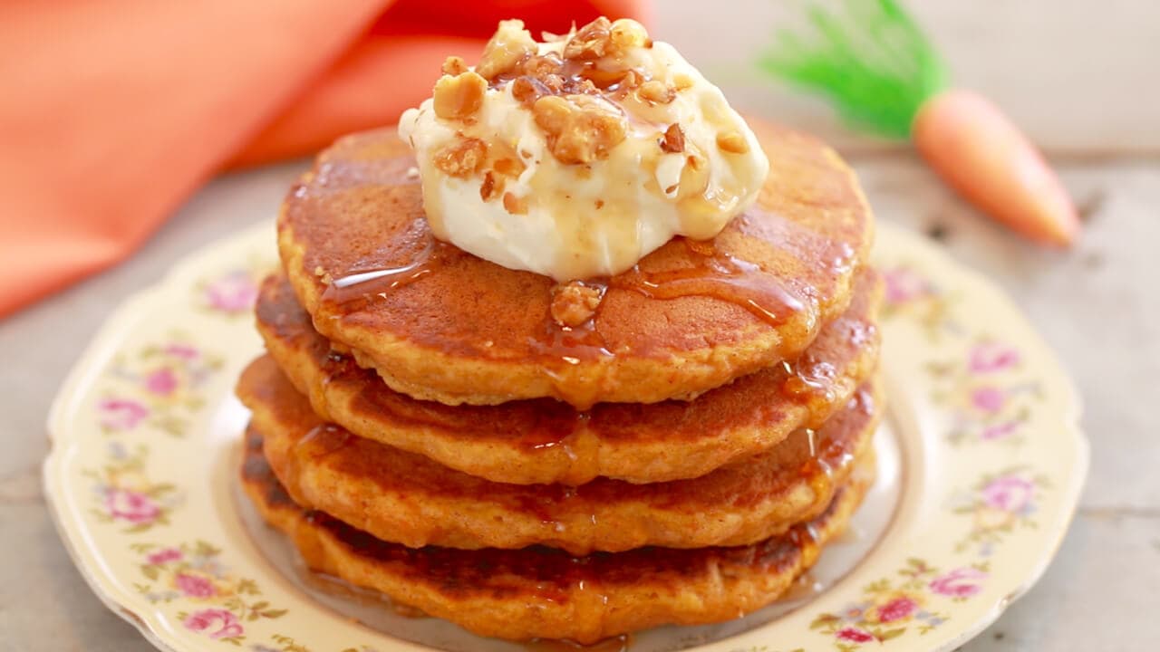 DIY Recipes: How to make carrot pancakes