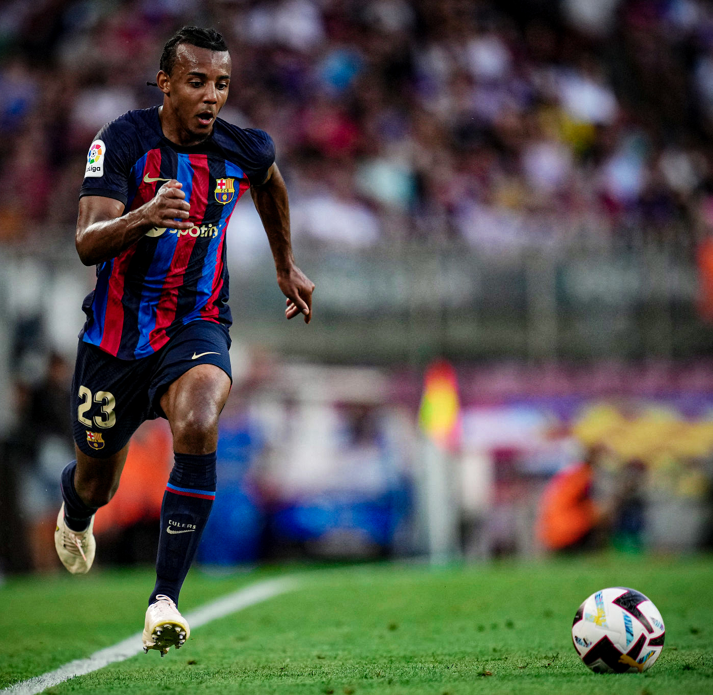 Jules Kounde impressed on debut for Barcelona against Real Valladolid