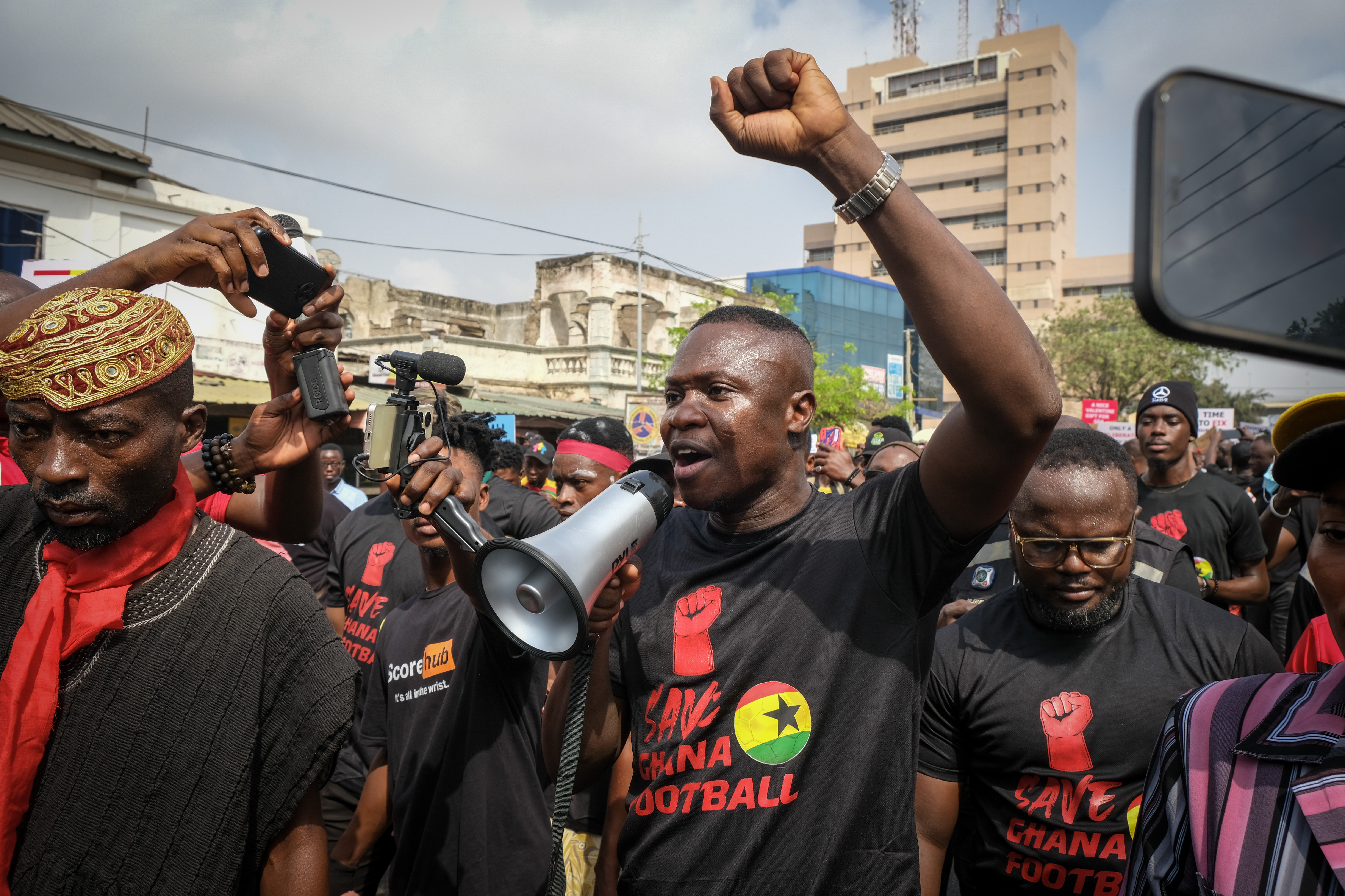 #SaveGhanaFootball: Scores protest against mismanagement of Ghana football