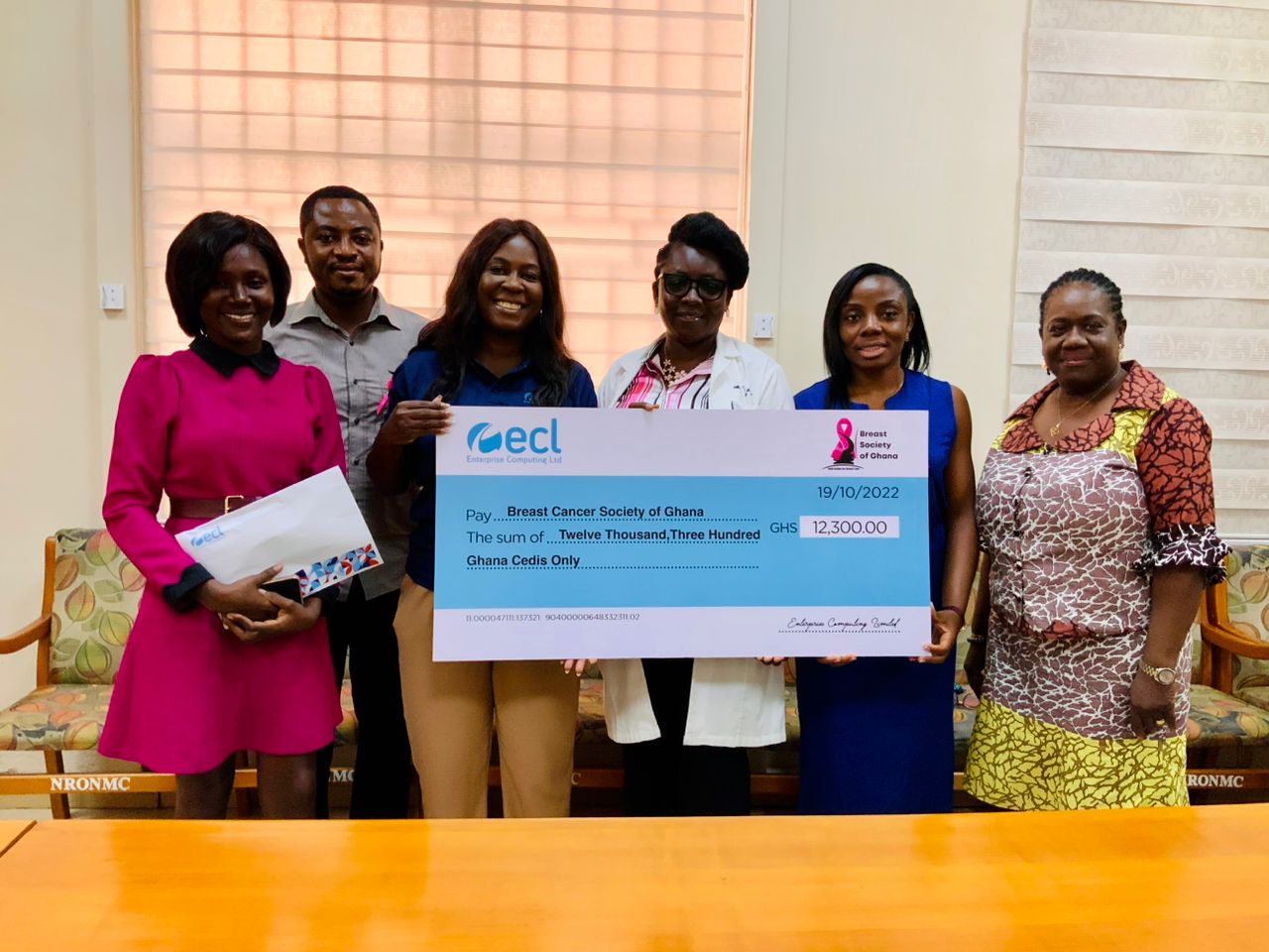Enterprise Computing donates to support Breast Society of Ghana