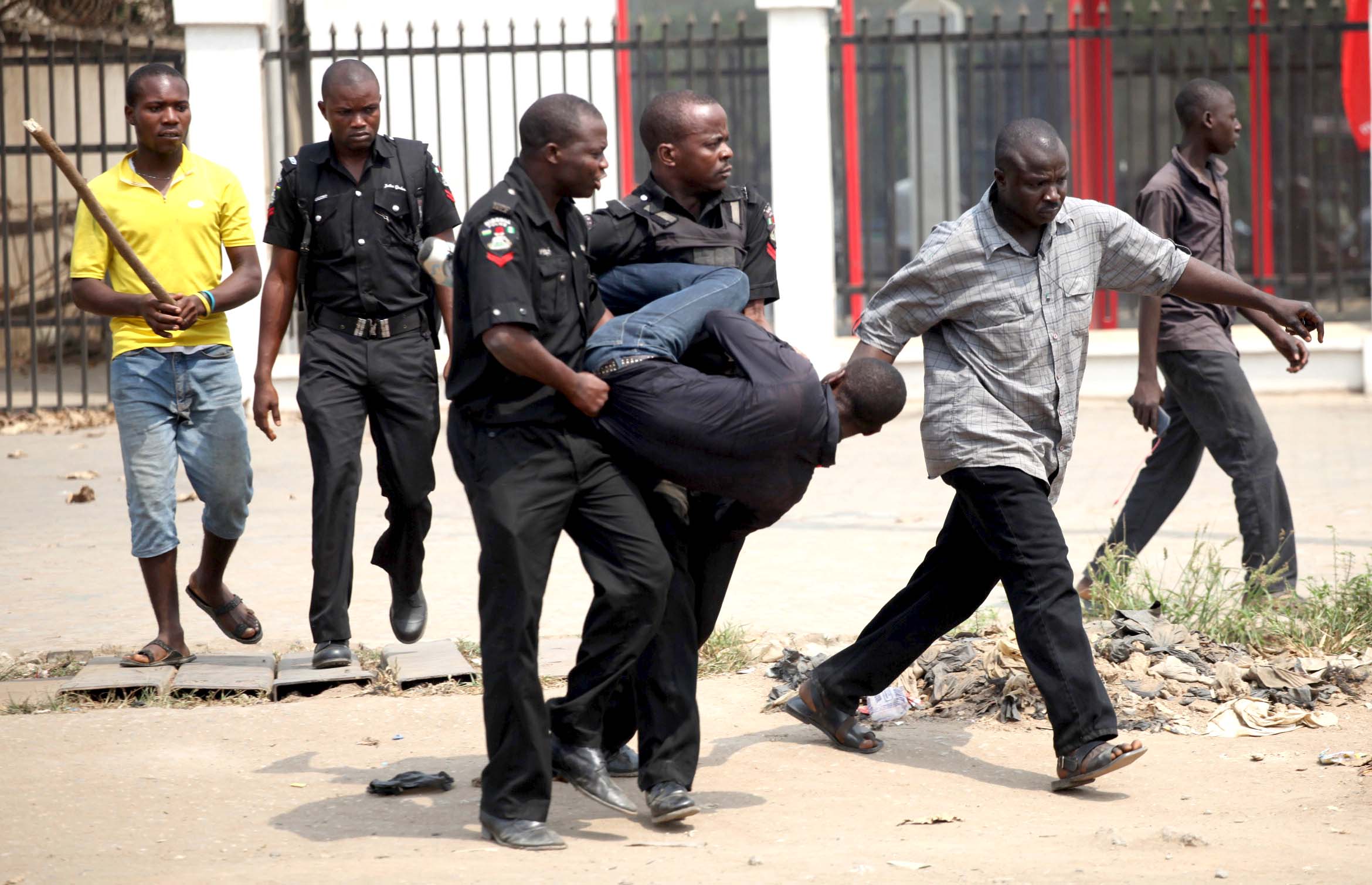 Image result for nigerian police arrest