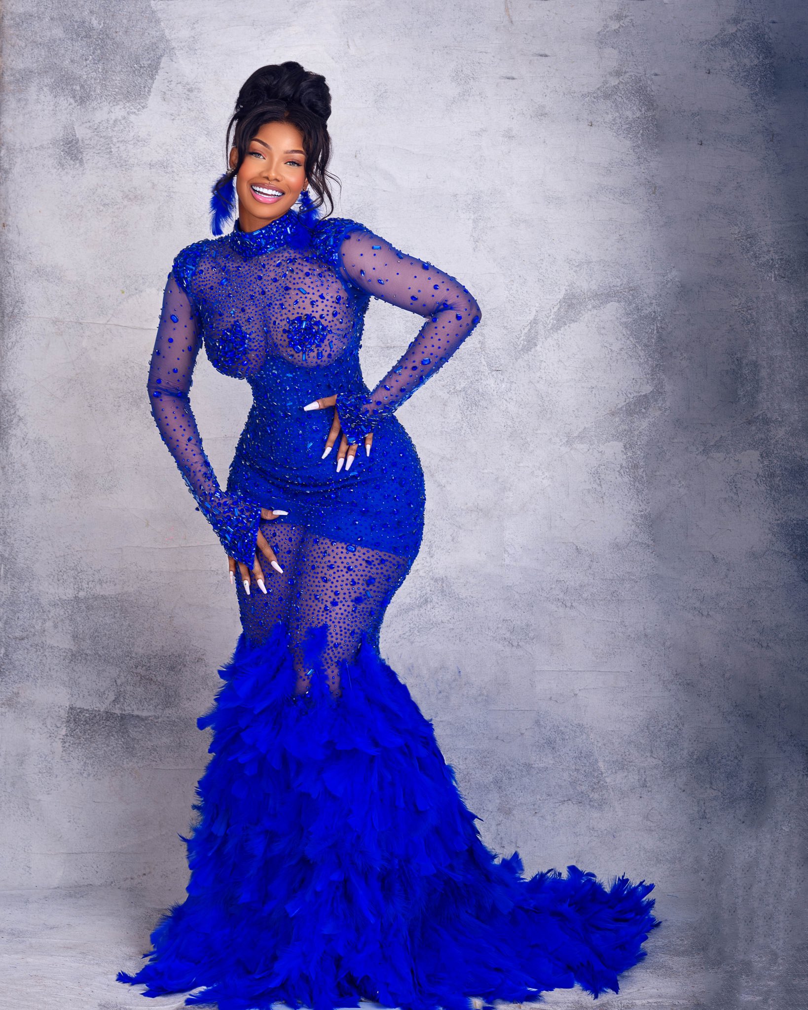 Tacha wore a $20,000 (9.2 million naira) dress {Instagram/tacha}