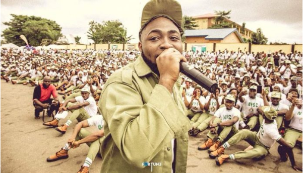 Davido served in Lagos Nigeria