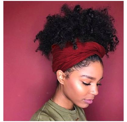 Quick and easy afro hairstyles for work