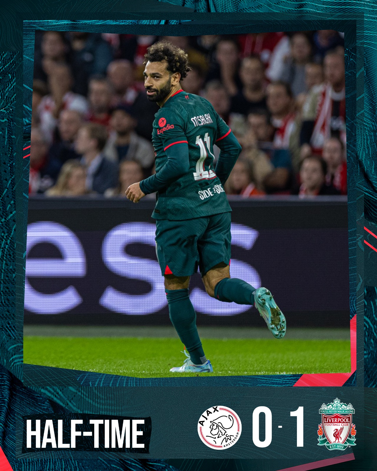 Mo Salah opened the scoring for Liverpool against Ajax