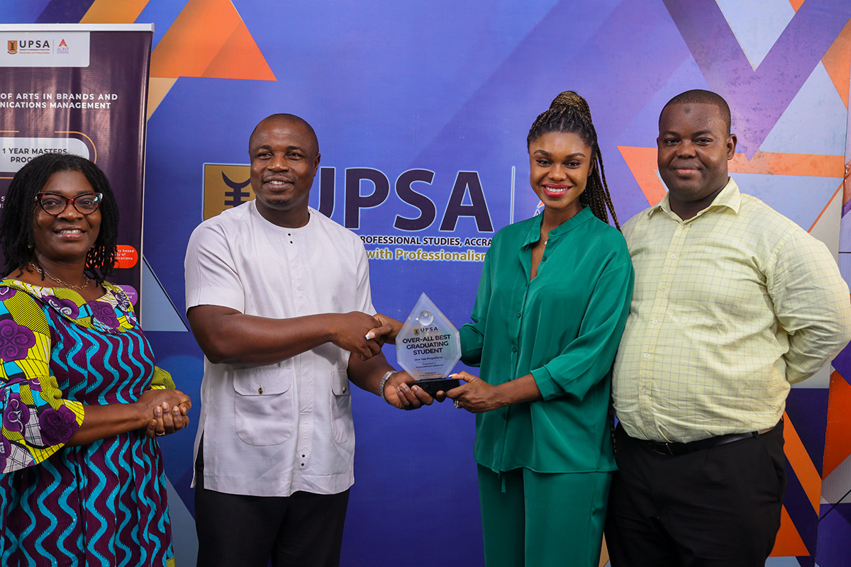 UPSA Graduate School honours Becca 