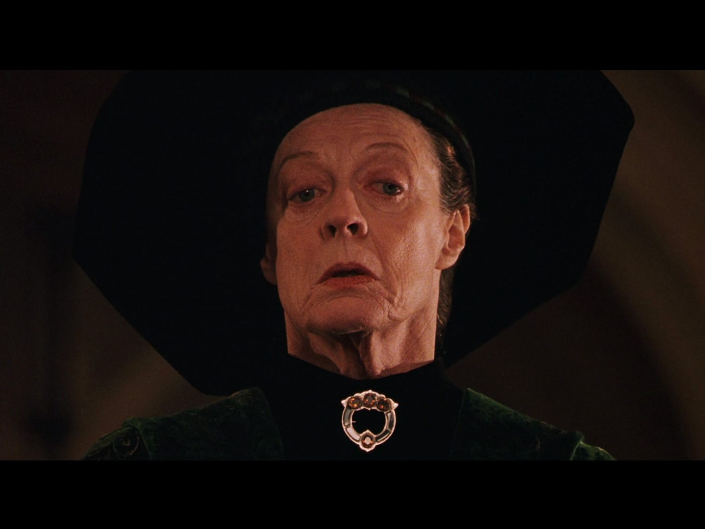 Maggie Smith as Professor McGonagall.Warner Bros. Pictures