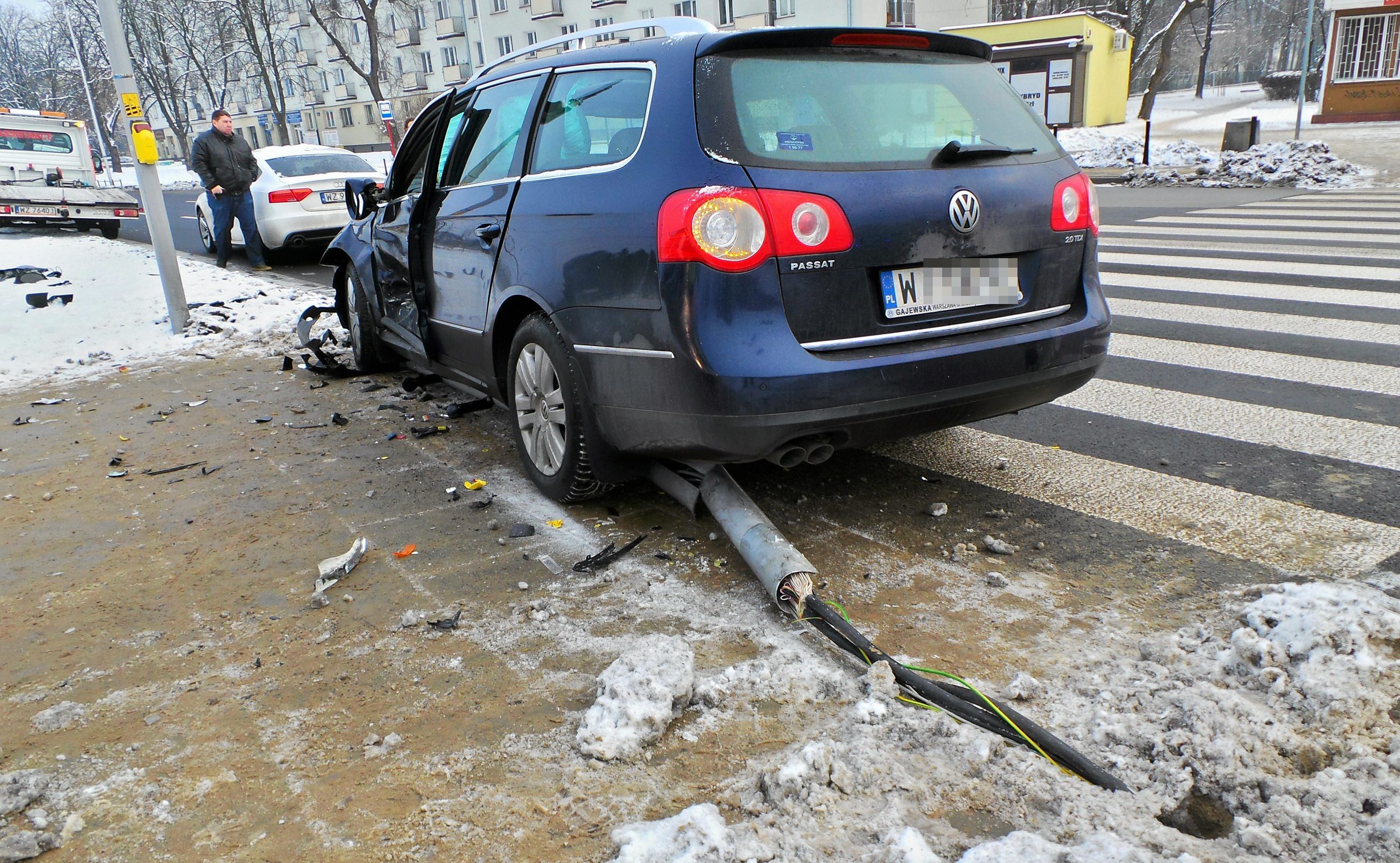 Marina Łuczenko miała wypadek w Warszawie. Porsche