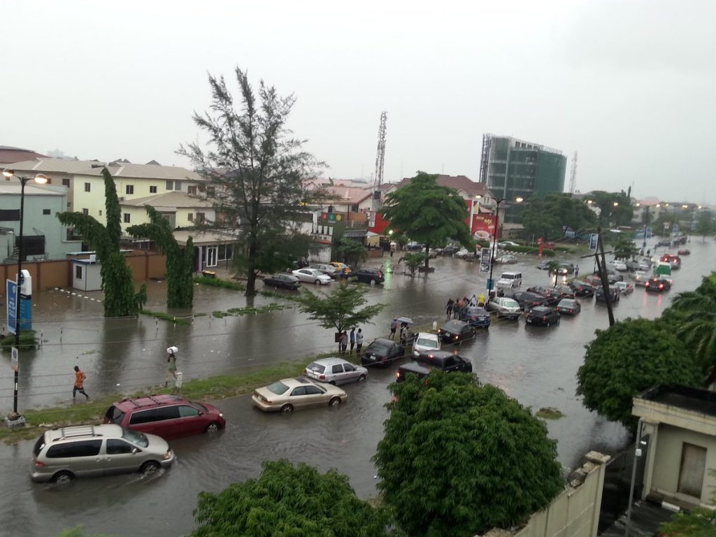 Lekki, Ikoyi, and Victoria Island, highbrow areas of Lagos, get flooded when it rains