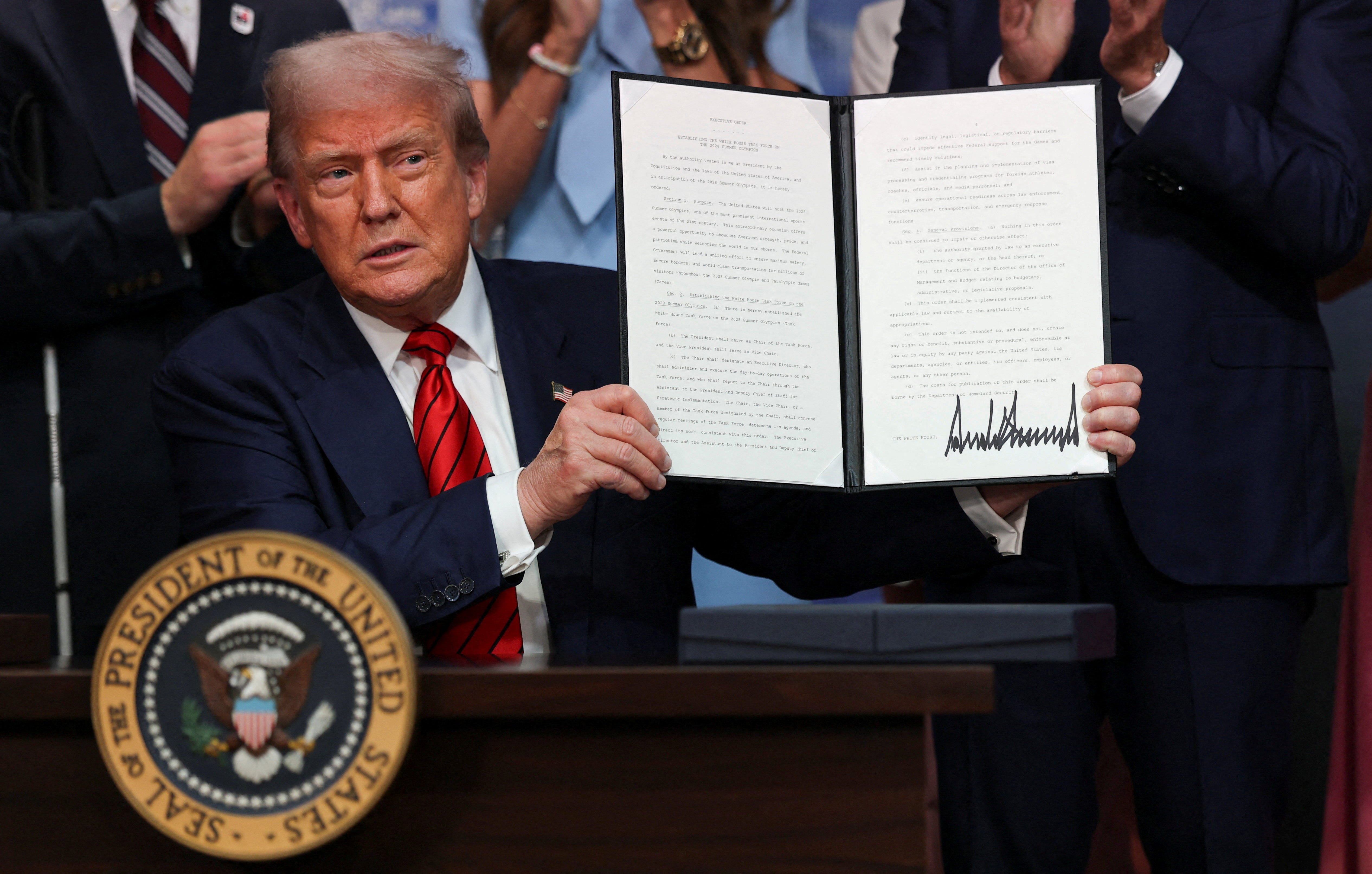 A new executive order from President Donald Trump targets banks he believes are denying services to conservatives.Jonathan Ernst/REUTERS