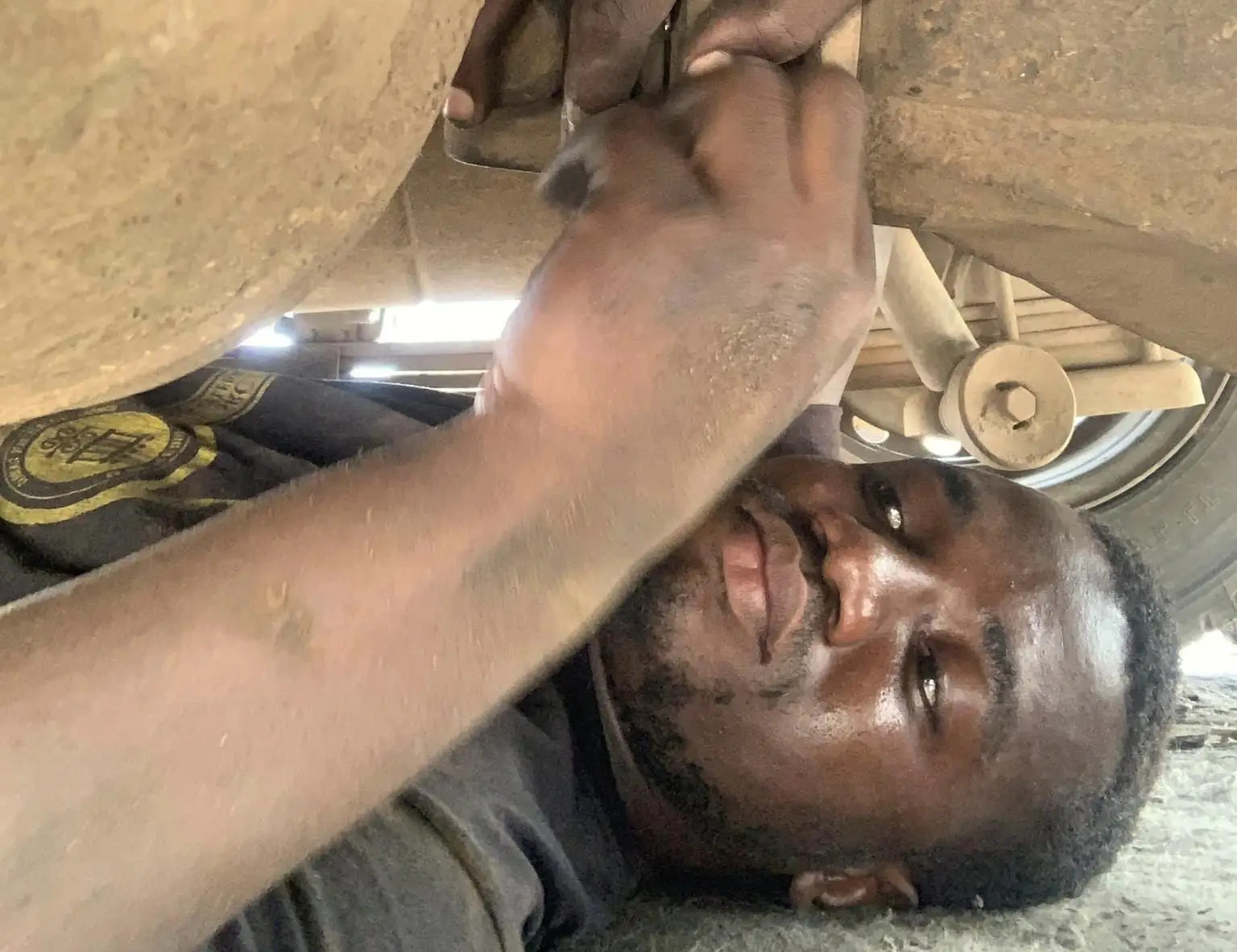 University of Ghana political science graduate ventures into auto mechanic