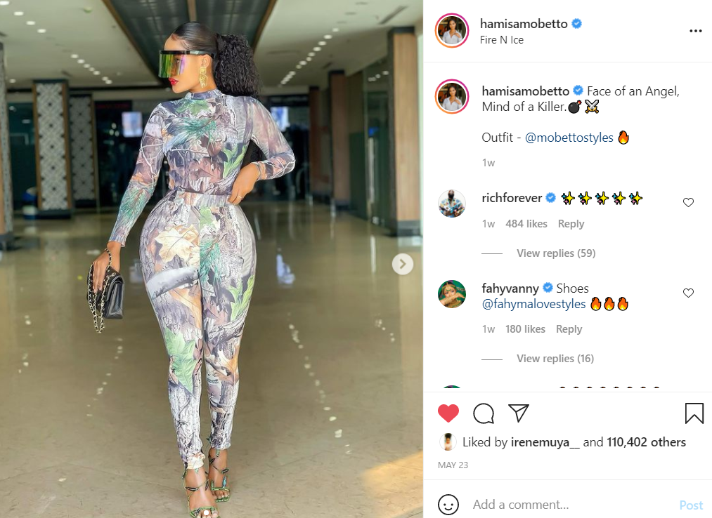 Rapper Rick Ross raises eyebrows with Comments on Hamisa Mobetto's Photos (Screenshots) | Pulselive Kenya